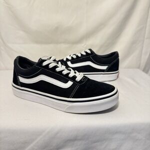 Vans Ward Low-Top Old‎ Skool Sneakers Youth Size 3  Suede Canvas Streetwear